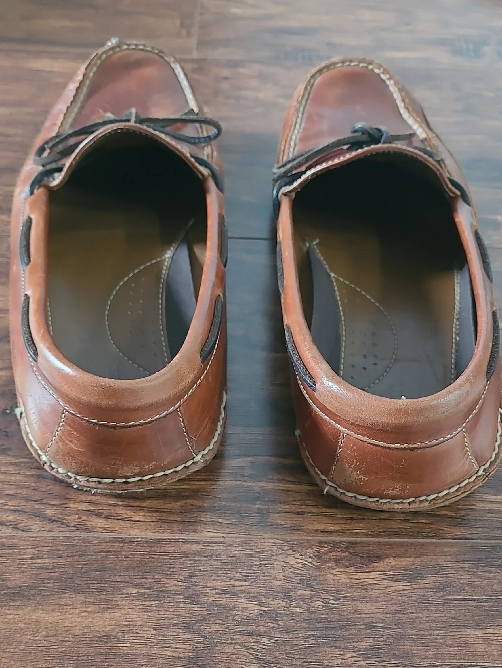 L L Bean Double Sole Men's Classic Leather Driving Moccasins - Brown Size 11